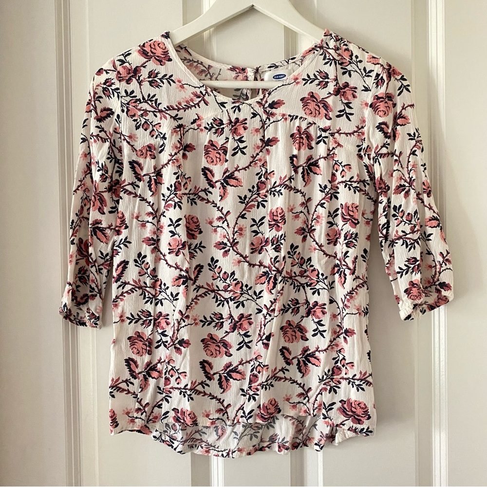 🌸3/$30🌸 Old Navy Girls Floral Blouse